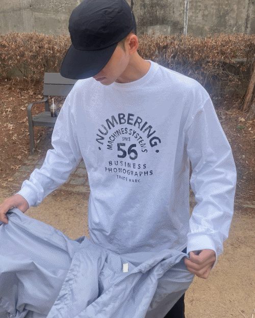 numbering long sleeve (4colors)