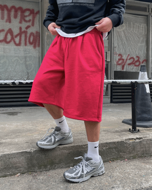 half sweat pants (4colors)